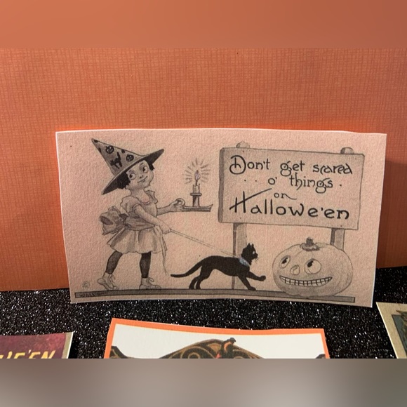 Halloween Vintage look cards/tags Set - Picture 4 of 7